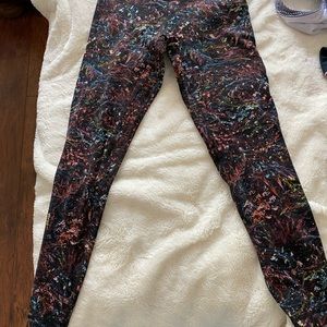 Align pant 25 multi floral color euc size 6